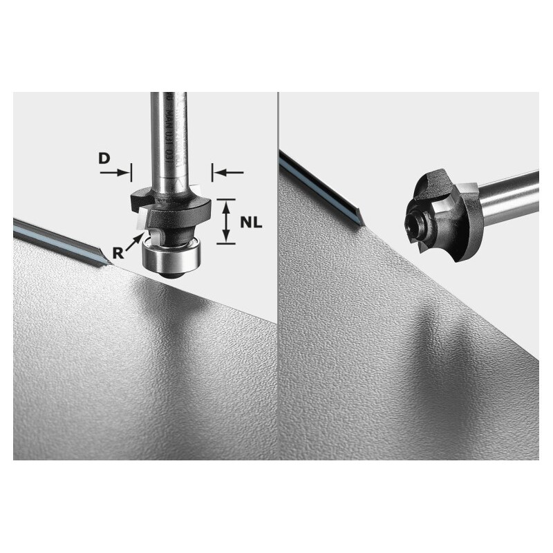 Frez do zaokrągleń S8 HW R2 D20-KL OFK FESTOOL 499798