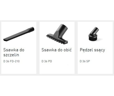Zestaw ssawek do czyszczenia D 27 / D 36 D-RS FESTOOL 492392
