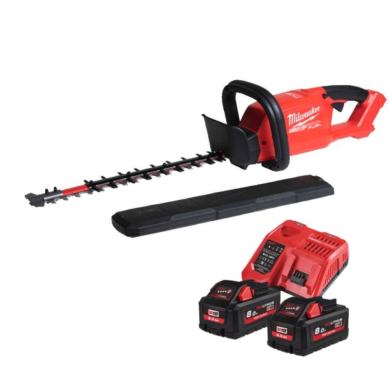 Nożyce akumulatorowe do żywopłotu 60cm 18V 2x8.0Ah M18 FHET60-802 Milwaukee 4933493291