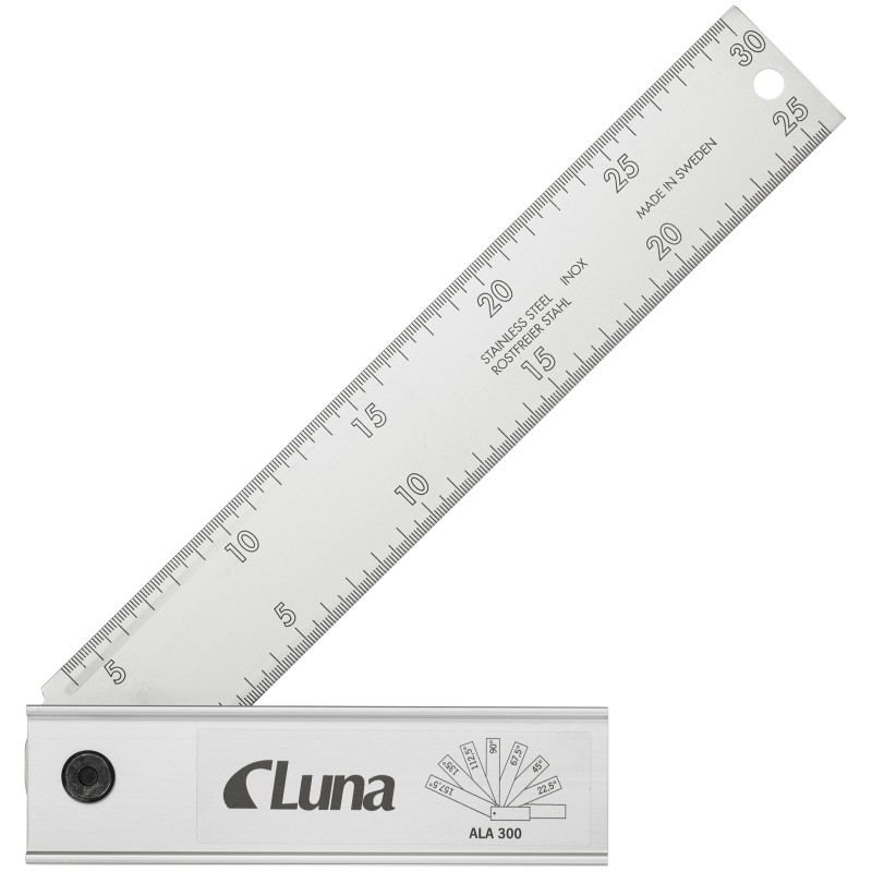 Kątownik nastawny aluminiowy Luna ALA300 Luna 281080101