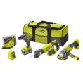 Zestaw 4 elektronarzędzi 18V 1x2.0Ah i 1x4.0Ah R18CK4E-242S RYOBI 5133004757