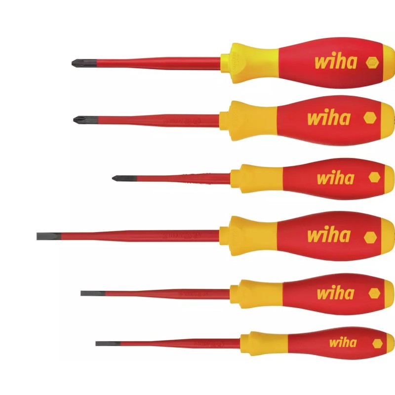 Zestaw wkrętaków 6x SoftFinish electric slimFix Wiha 38362 Zestaw wkrętaków 6x SoftFinish electric slimFix Wiha 38362