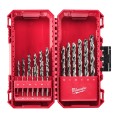 Zestaw wierteł do metalu 1-10mm 19szt. HSS-G DIN 338 Milwaukee 4932493869