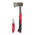 Zestaw siekiera 40cm i nóż składany FASTBACK Milwaukee 4932499031