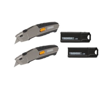 Zestaw 2 noży z wymiennymi ostrzami + 50szt ostrzy ToughBuilt TB-H4S52-20