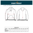 Bluza Roma z kapturem Czarna PORTWEST B302