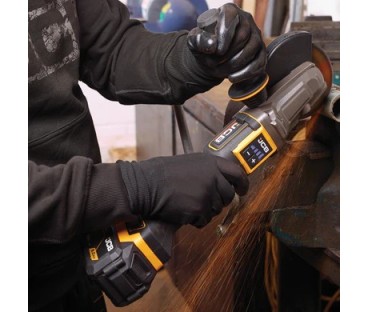 JCB Professional 18V Szlifierka Kątowa z Włącznikiem Łopatkowym i Płaską Głowicą JCB-18PFAG-125