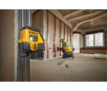 Laser krzyżowy samopoziomujący czerwony USB DeWALT DCLE14201RB