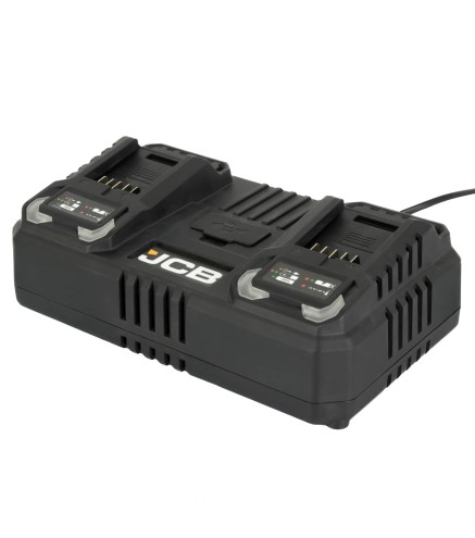 Podwójna Szybka Ładowarka 4.5A 18V JCB Professional JCB-18DC-45