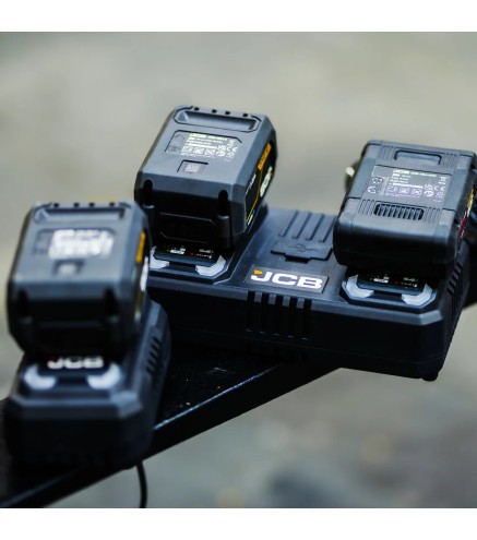 Podwójna Szybka Ładowarka 4.5A 18V JCB Professional JCB-18DC-45