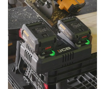 Podwójna Szybka Ładowarka 4.5A 18V JCB Professional JCB-18DC-45