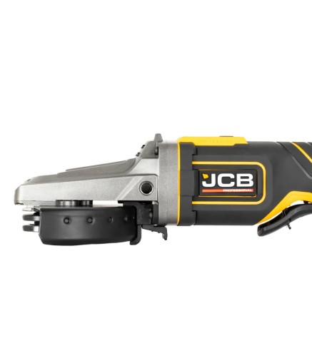 Szlifierka Kątowa z Włącznikiem Łopatkowym i Płaską Głowicą (125 mm / 5")  JCB Professional 18V  JCB-18PFAG-125