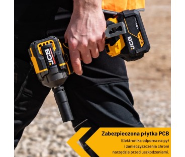 Klucz Udarowy 1/2" 400 Nm (maks. 620 Nm) Korpus JCB Professional 18V JCB-18PIW-620