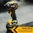 Zestaw combo Wiertarko-wkrętarka Udarowa 160Nm, Zakrętarka 230Nm, 2x 5.0Ah, Ładowarka JCB-18PKIT-3