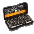Końcówki wkrętakowe z uchwytem, zestaw 99 szt.NEO TOOLS 06-104
