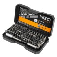 Końcówki wkrętakowe z uchwytem, zestaw 99 szt.NEO TOOLS 06-104