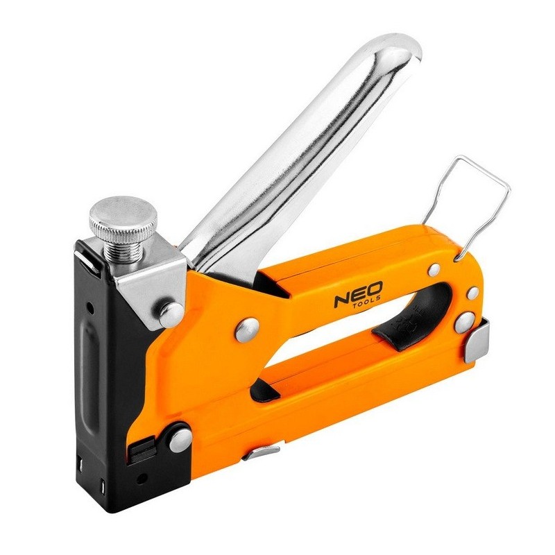 Zszywacz tapicerski 4-14 mm, stalowy, zszywki J NEO TOOLS 16-032