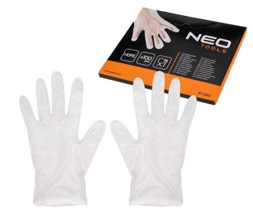 Rękawiczki jednorazowe foliowe, 100 sztuk NEO TOOLS 97-680