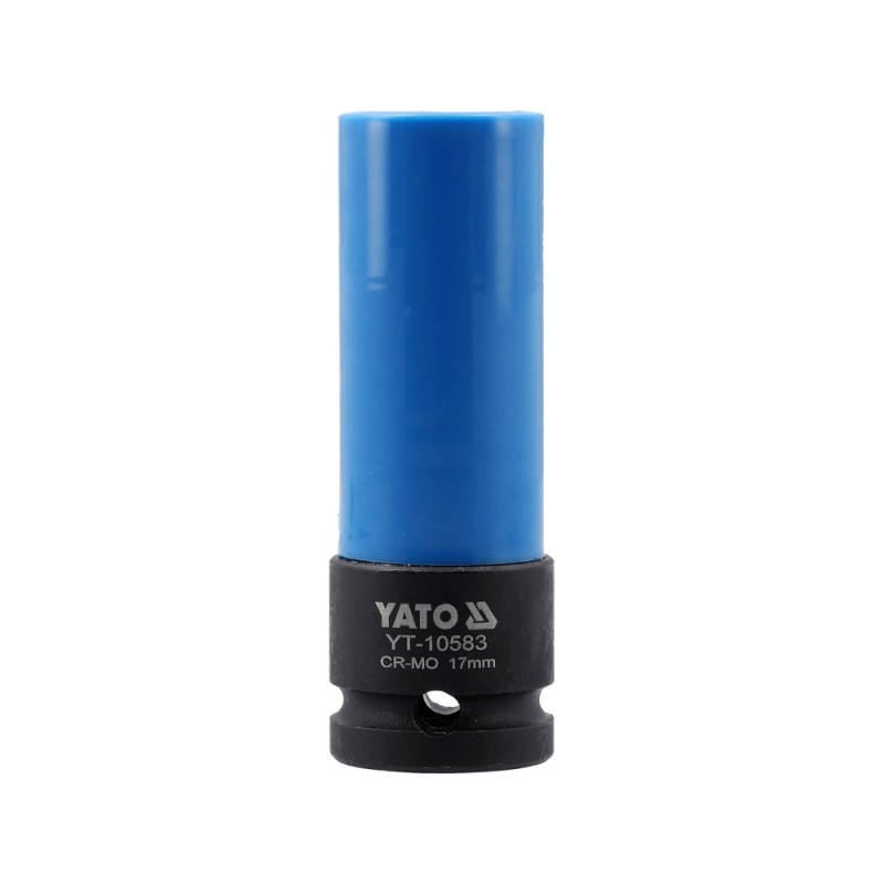 Nasadka udarowa długa do felg aluminiowych kół 1/2" 17mm YATO YT-10583