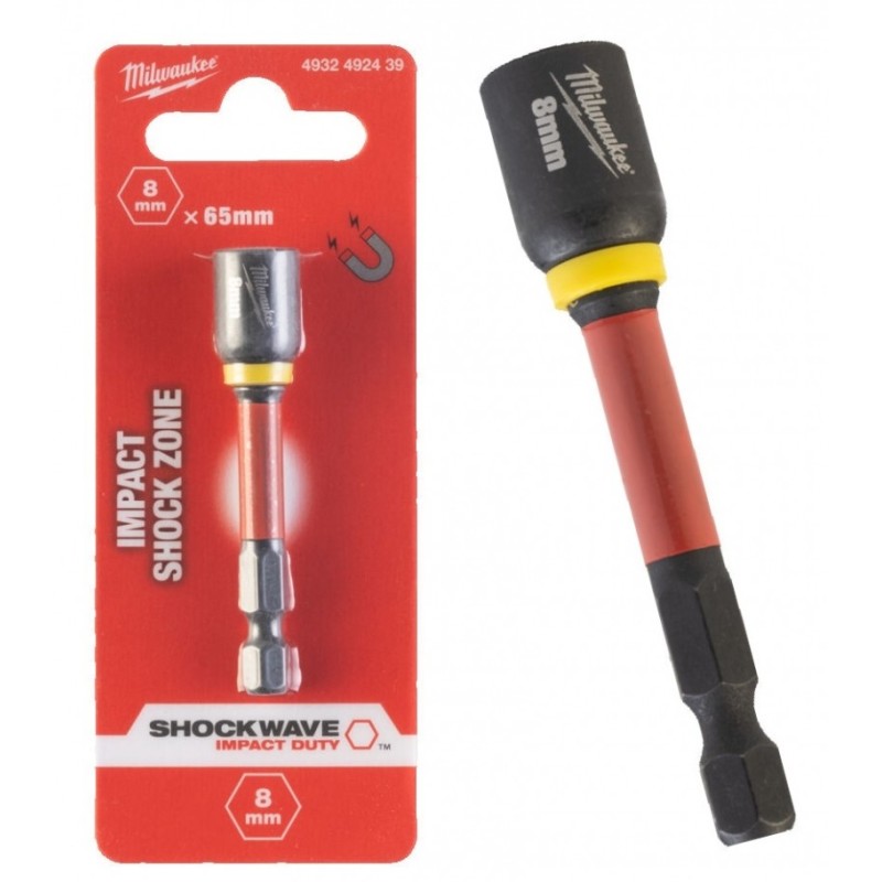 Udarowa magnetyczna nasadka sześciokątna 8/65 mm MILWAUKEE 4932492439