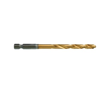 Wiertło HSS-G TiN 6x105 mm HEX do metalu Milwaukee 4932478181