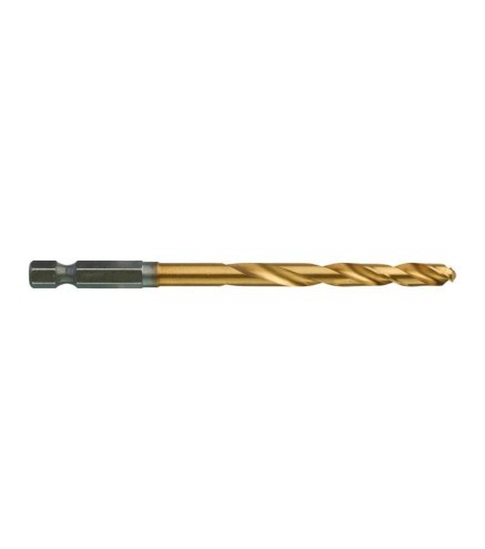Wiertło HSS-G TiN 6x105 mm HEX do metalu Milwaukee 4932478181