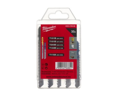 Zestaw brzeszczotów do wyrzynarki drewno i metal 35 szt. Milwaukee 4932479088