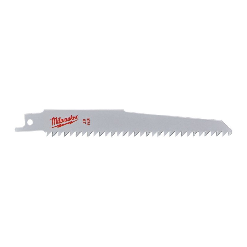 Brzeszczoty do piły szablastej drewno i plastik 150 mm 6 TPI 3 szt. Milwaukee 48001075