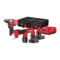 Zestaw combo POWERPACK 12V 1x2.0Ah 2x4.0Ah M12 FPP2AX-423P MILWAUKEE 4933478825