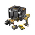 Zestaw combo 18V szlifierka + wiertarko-wkrętarka 2x5.0Ah DCK2020P2T DeWALT