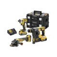 Zestaw combo 18V szlifierka kątowa + zakrętarka + młotowiertarka 3x5.0Ah DCK305P3T DeWALT
