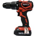 Wiertarko-wkrętarka z udarem 18V 1x2.0Ah z silnikiem bezszczotkowym YATO YT-82796