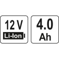 Akumulator 12V 4,0Ah Li-Ion YATO YT-82910